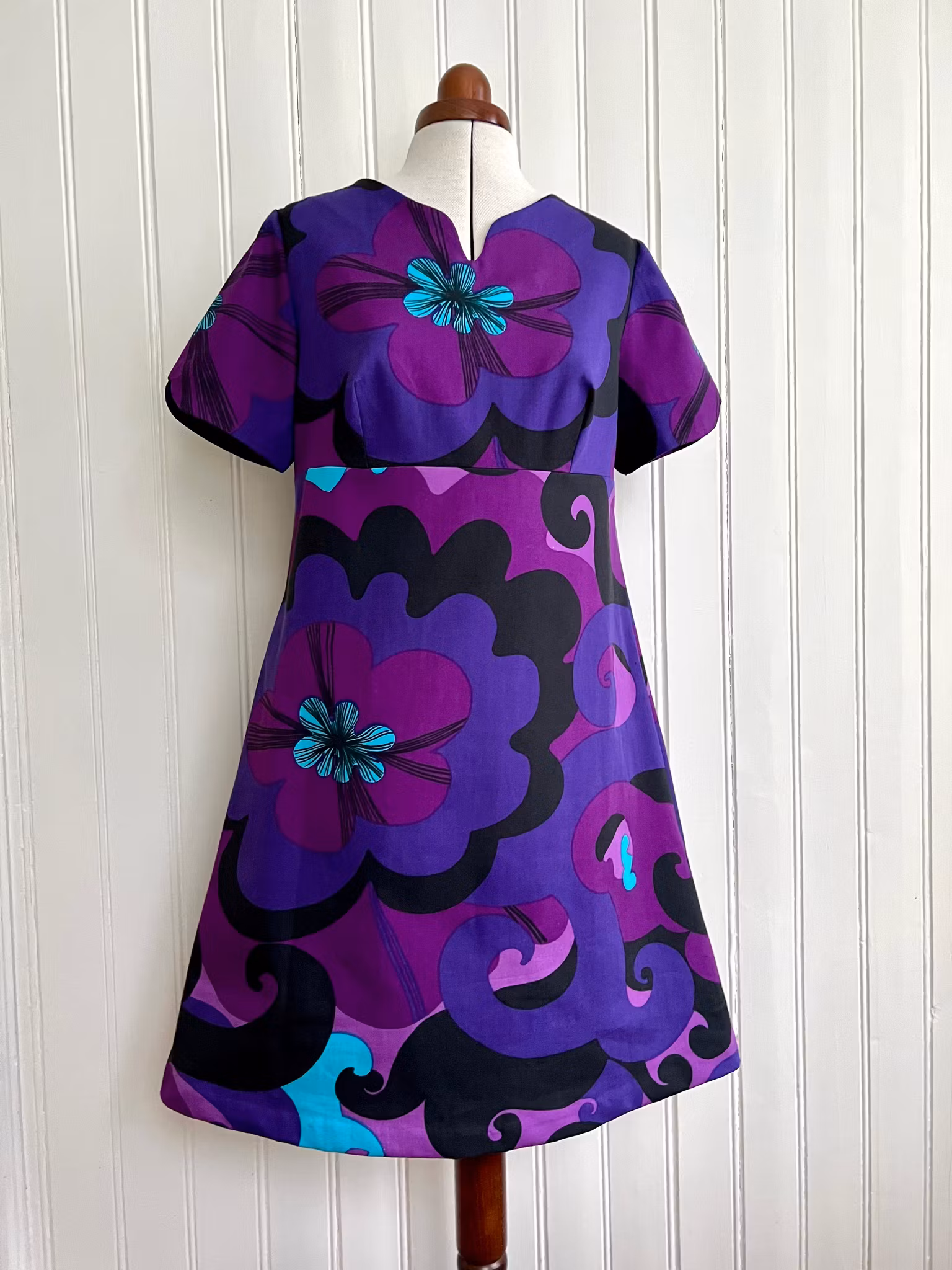 Blommor och swirls