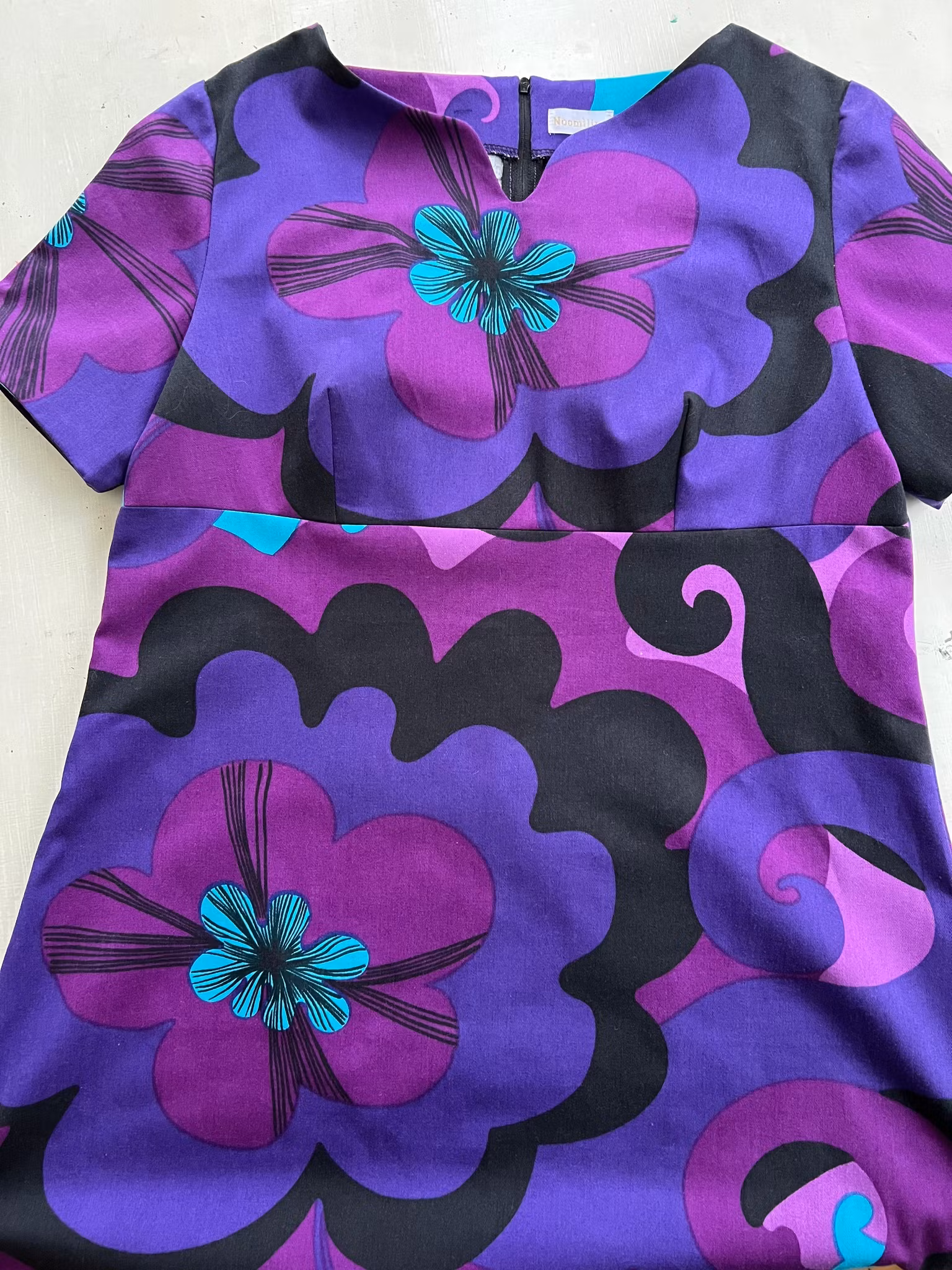 Blommor och swirls