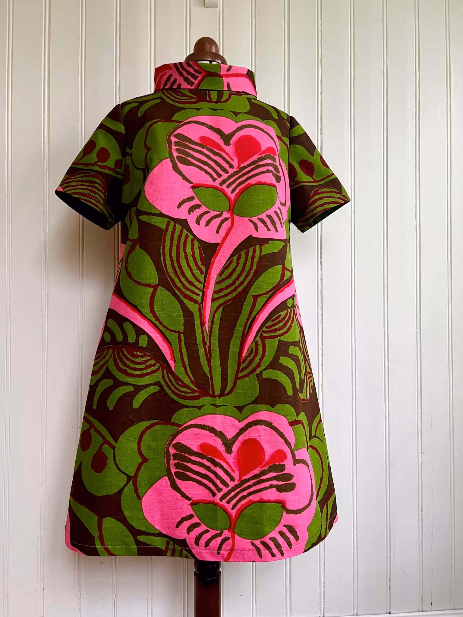 Modell Ingrid - green pink