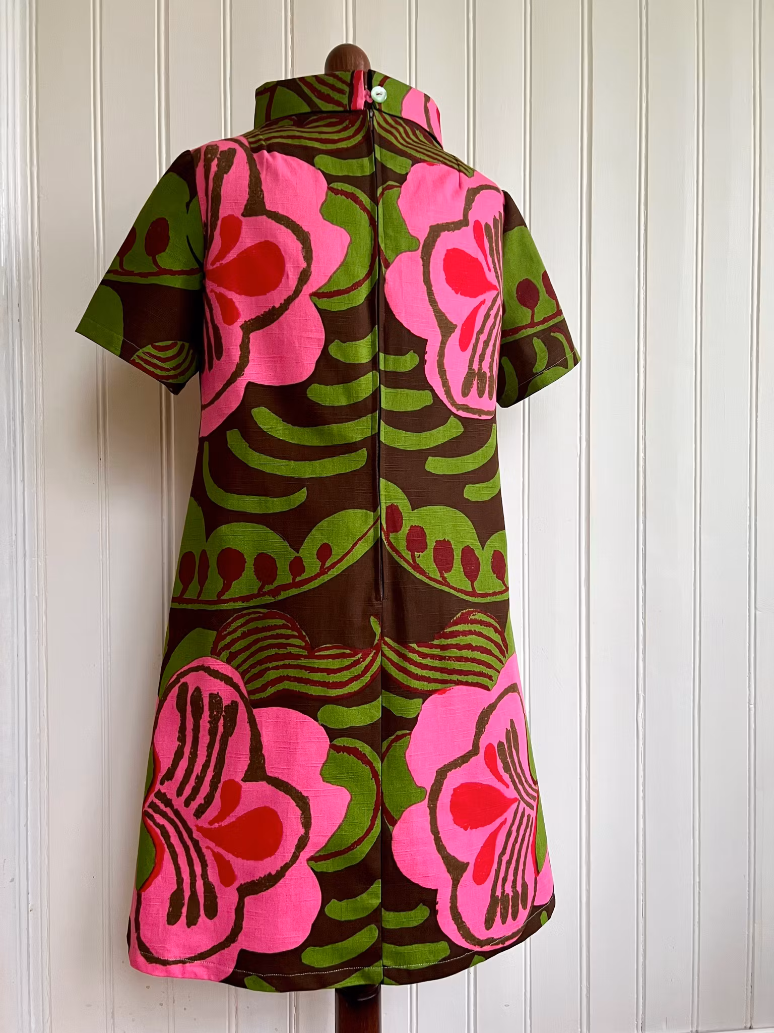 Modell Ingrid - green pink