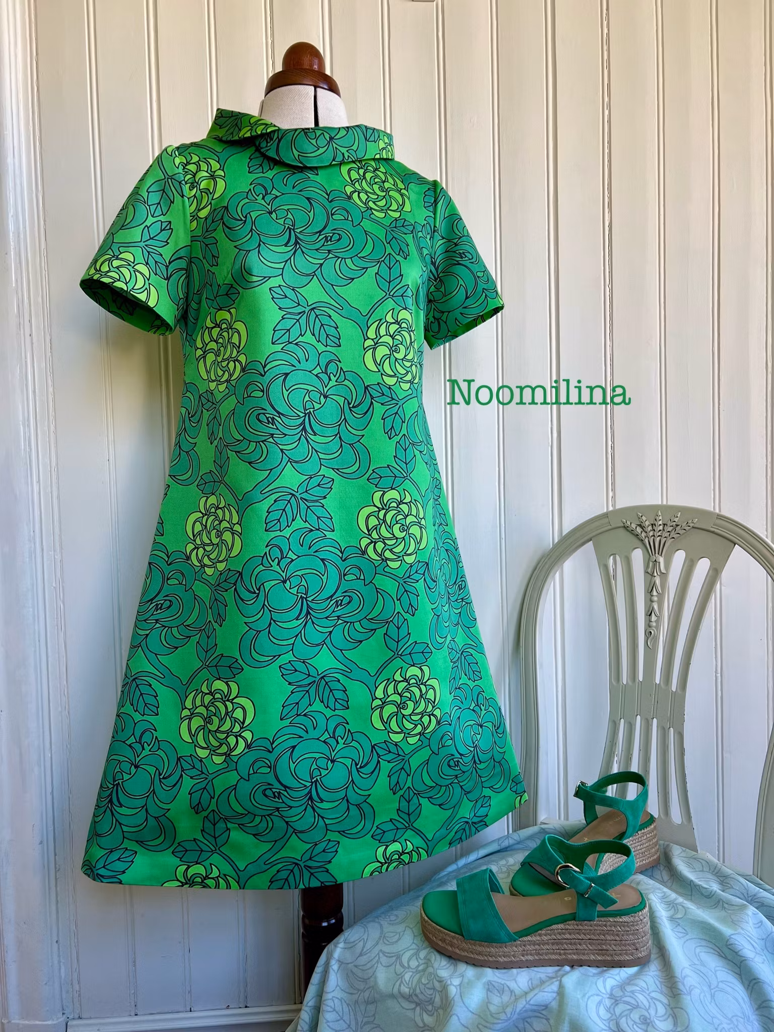 Modell Britt - Lady in green