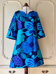 Modell Signe - aqua butterflies