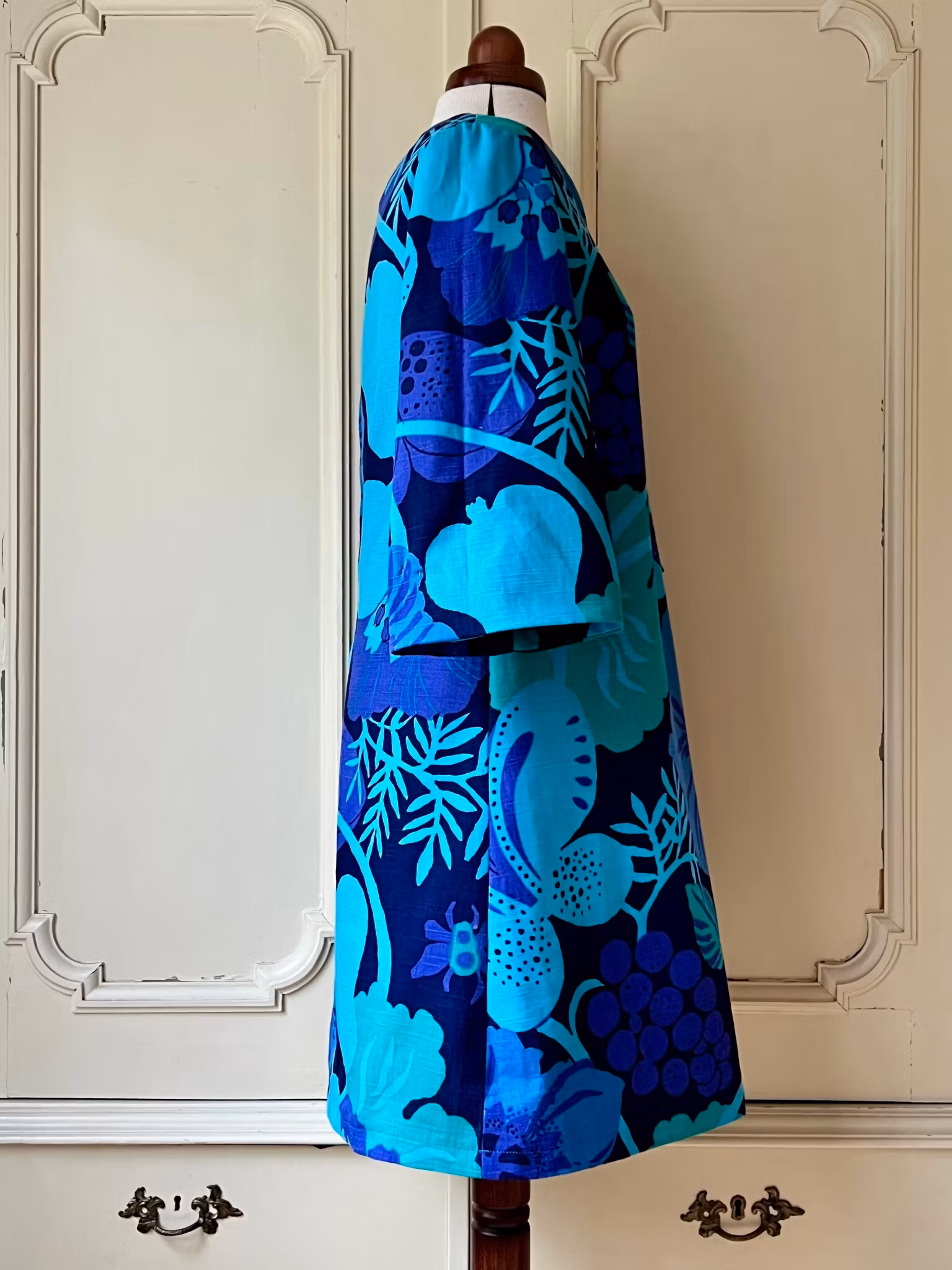 Modell Signe - aqua butterflies