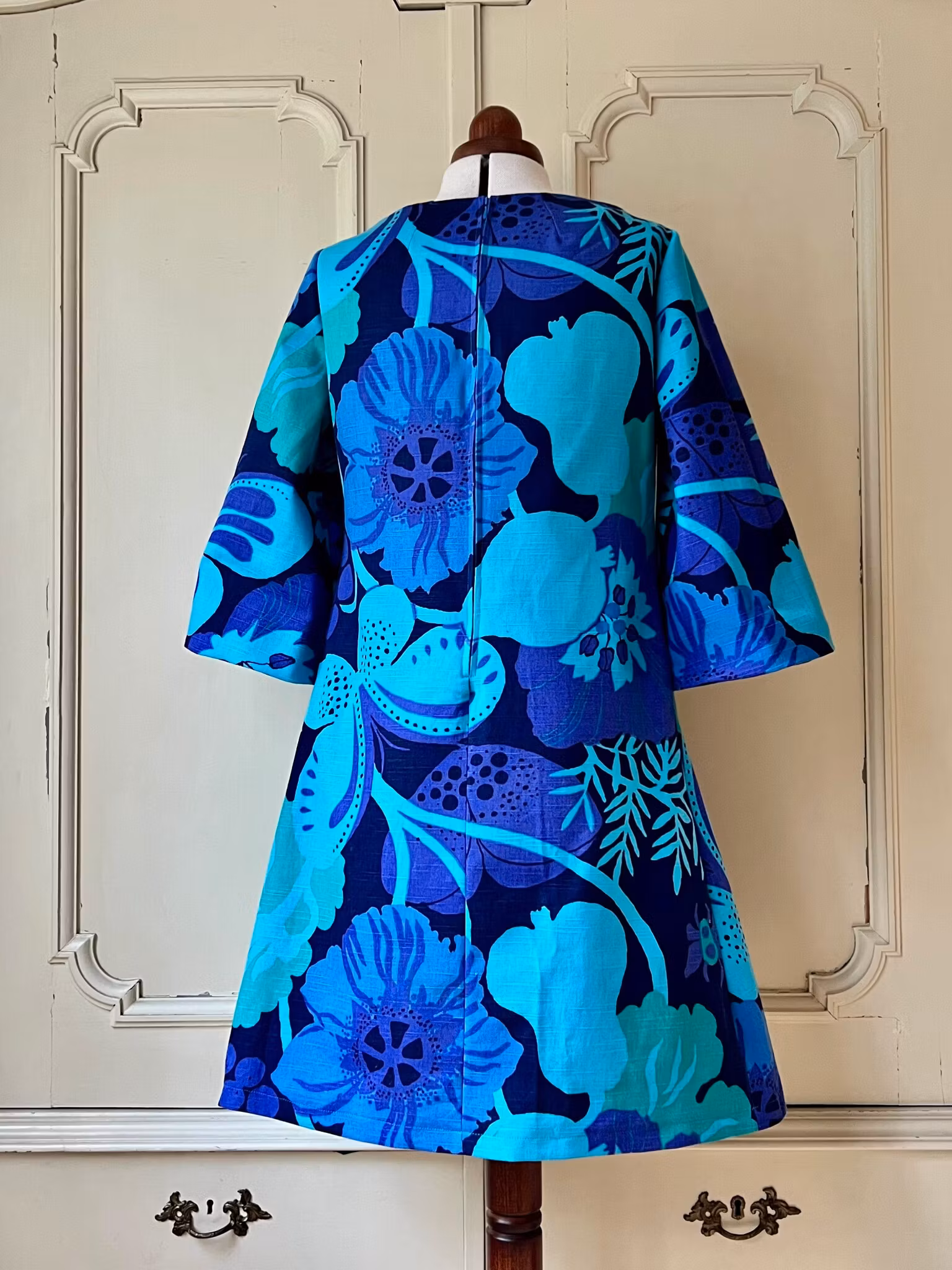 Modell Signe - aqua butterflies