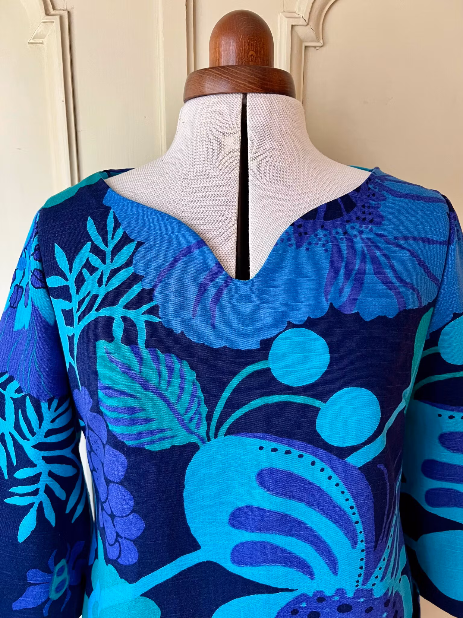 Modell Signe - aqua butterflies