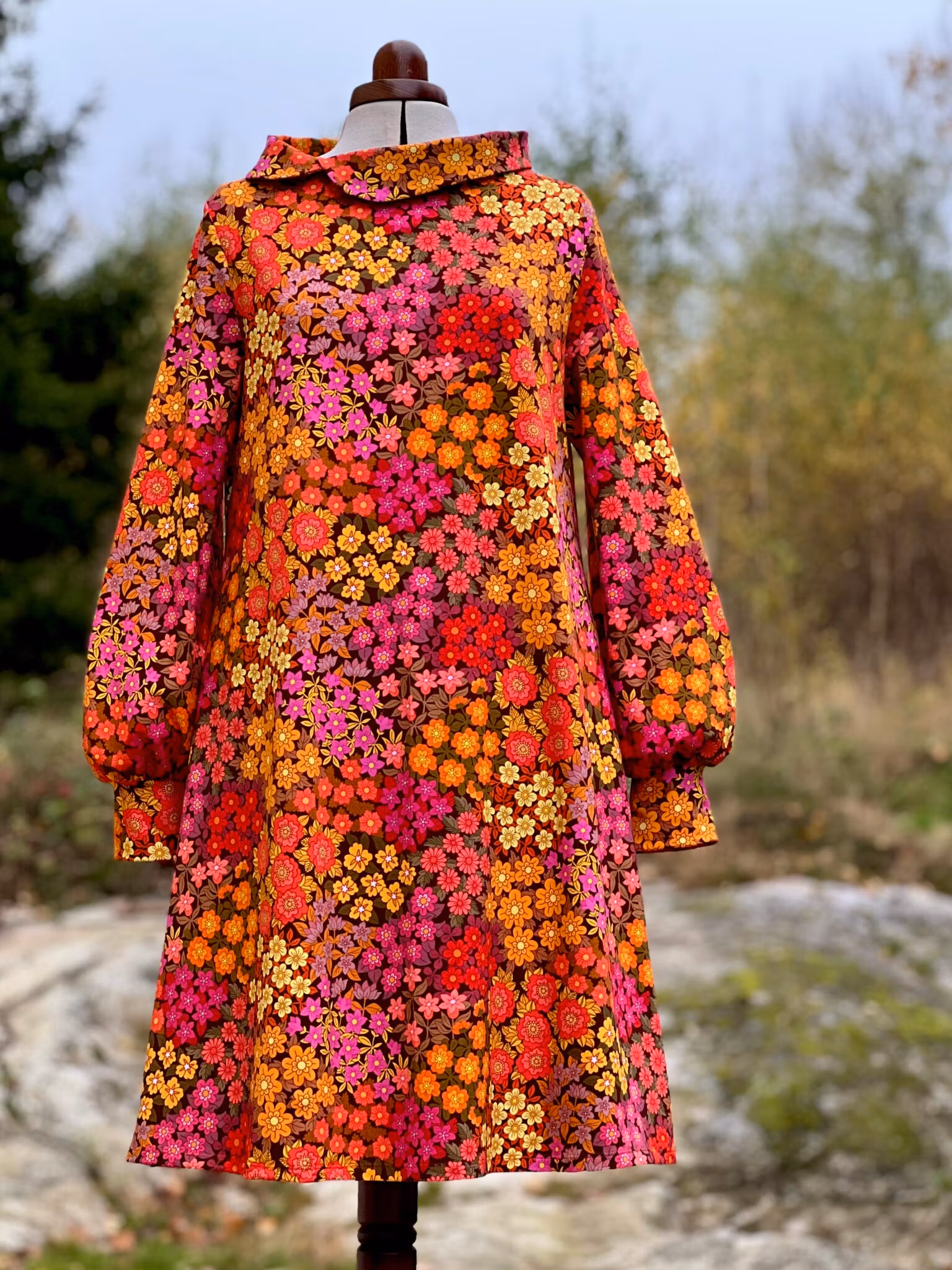 Modell Britt - autumn field