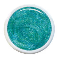 Groovy Green Gel 5g – Turkosgrön glittergelé med strandkänsla