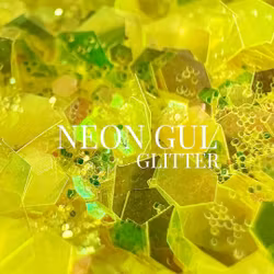 Neon Gul Glitter 5g