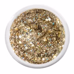 Cleopatra Glitter Gel 5g – Guldgellack med holografisk glans