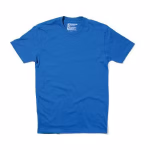 T-shirt med tryck färgknapp