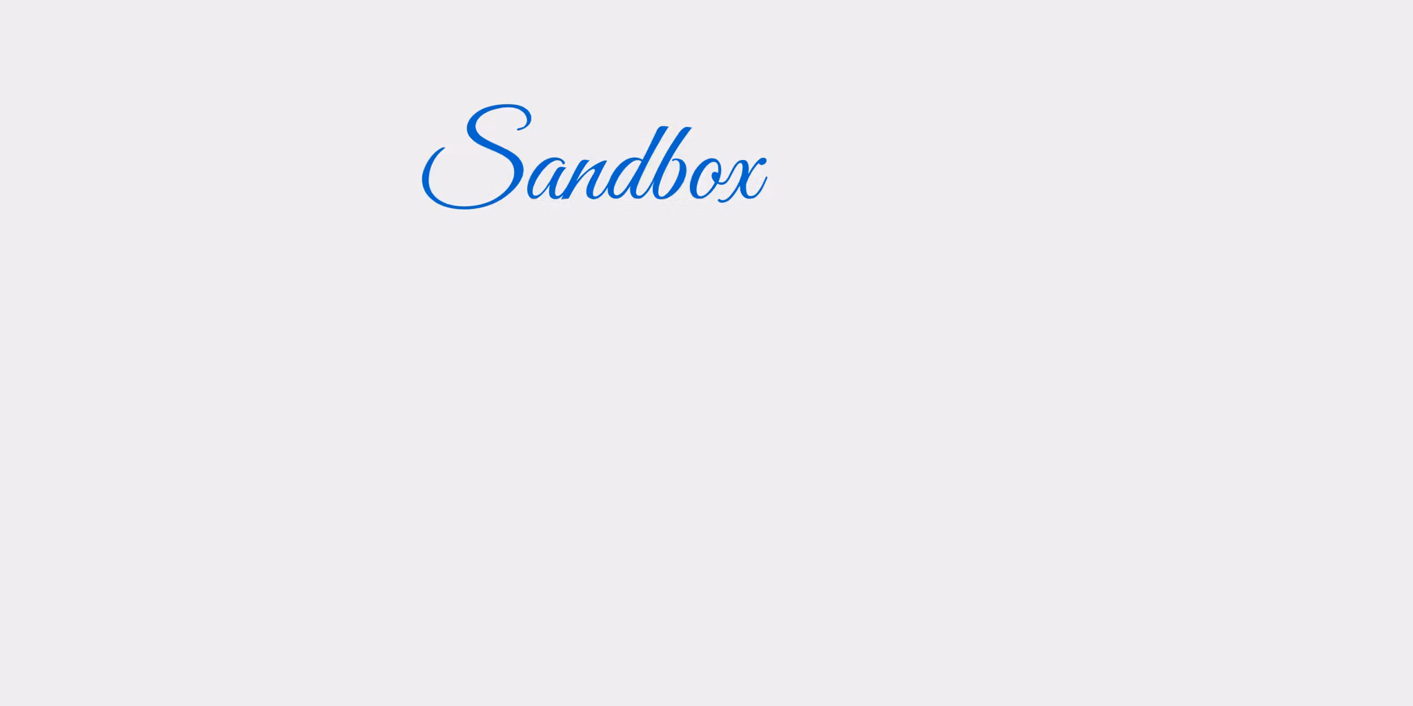 Sandbox 54x21 BLÅ
