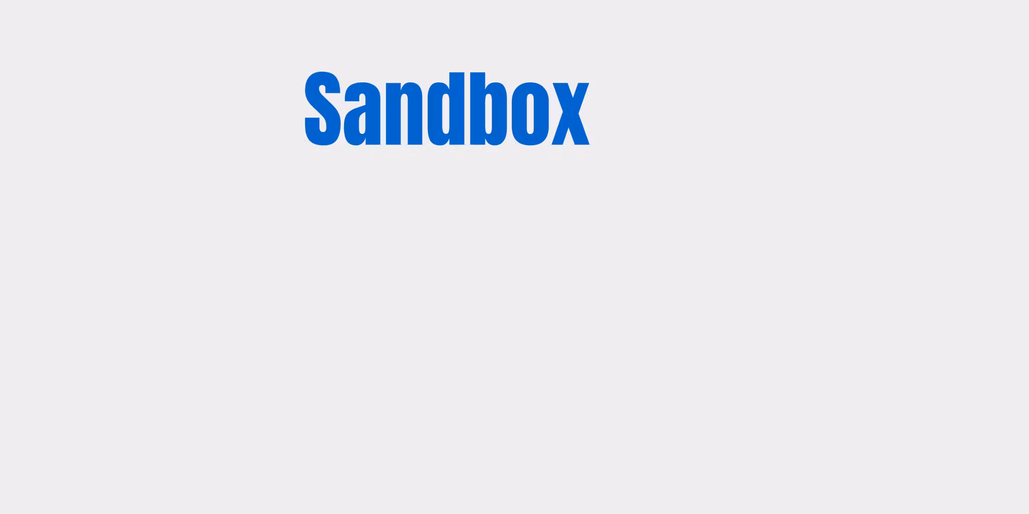 Sandbox 62x21 BLÅ