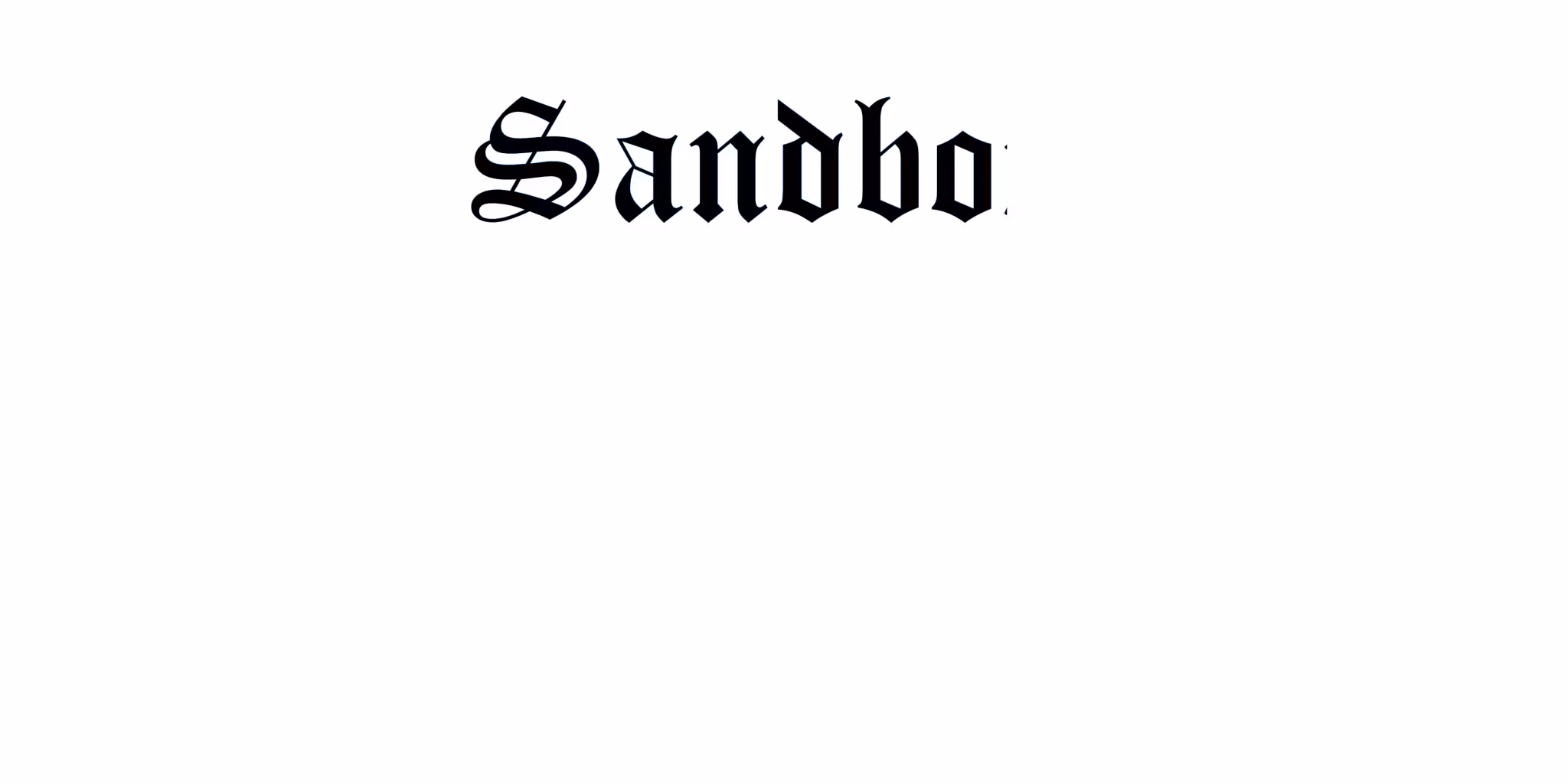 Sandbox 64x21 BLÅ