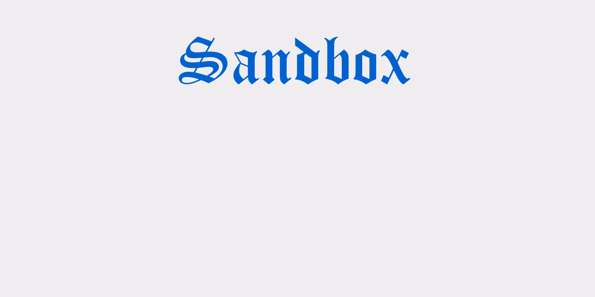 Sandbox 88x21 BLÅ