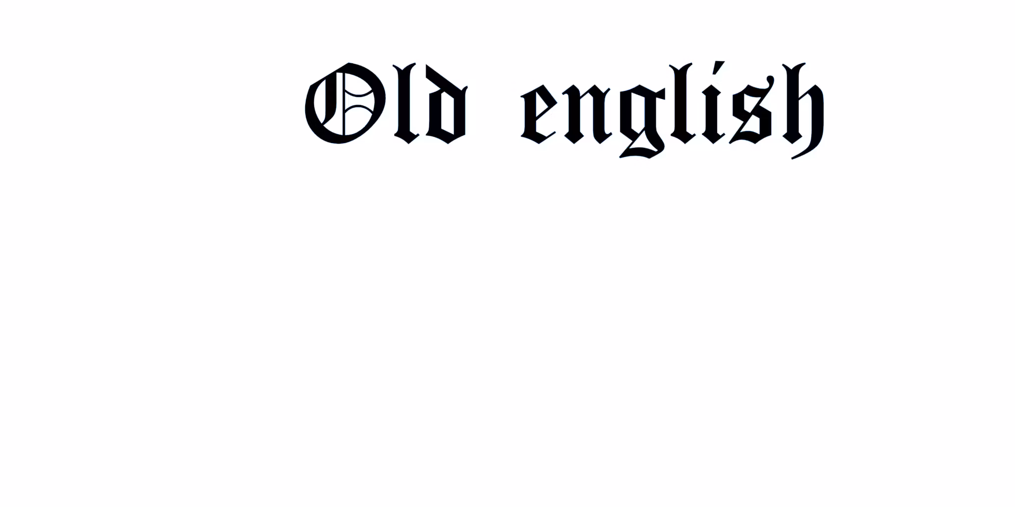 Old english 116x21 BLÅ