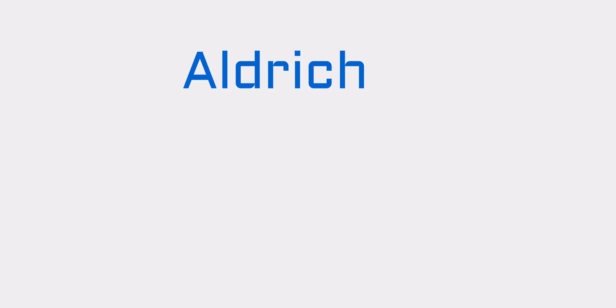 Aldrich 68x22 BLÅ