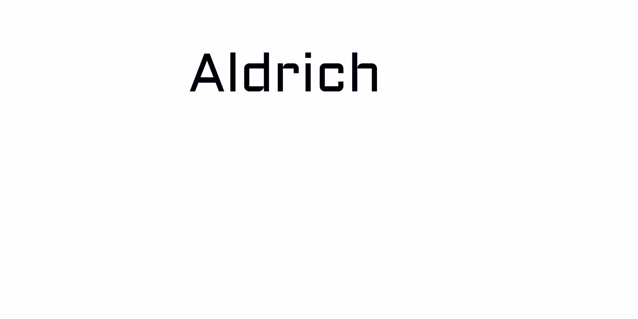 Aldrich 68x22 BLÅ