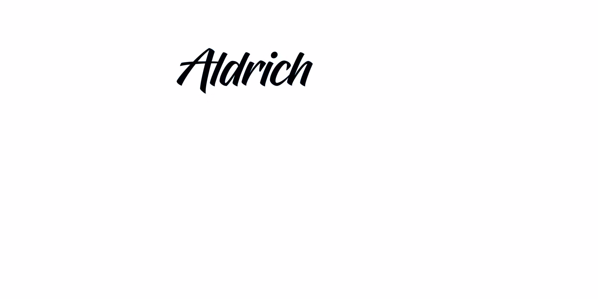 Aldrich 50x22 BLÅ
