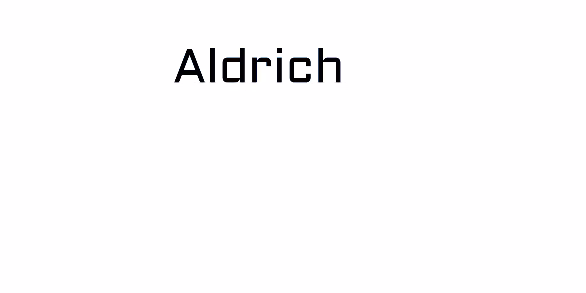 Aldrich 13x4 BLÅ