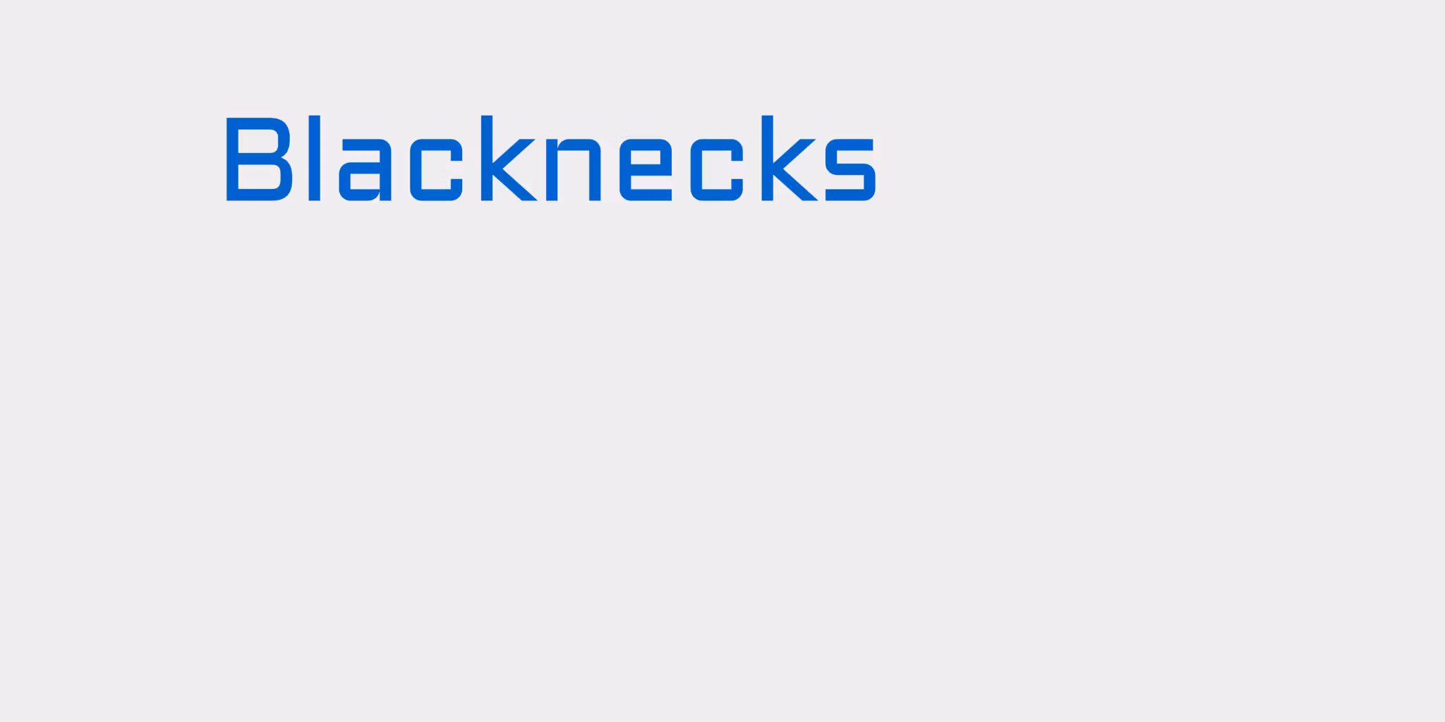 Blacknecks 21x4 BLÅ