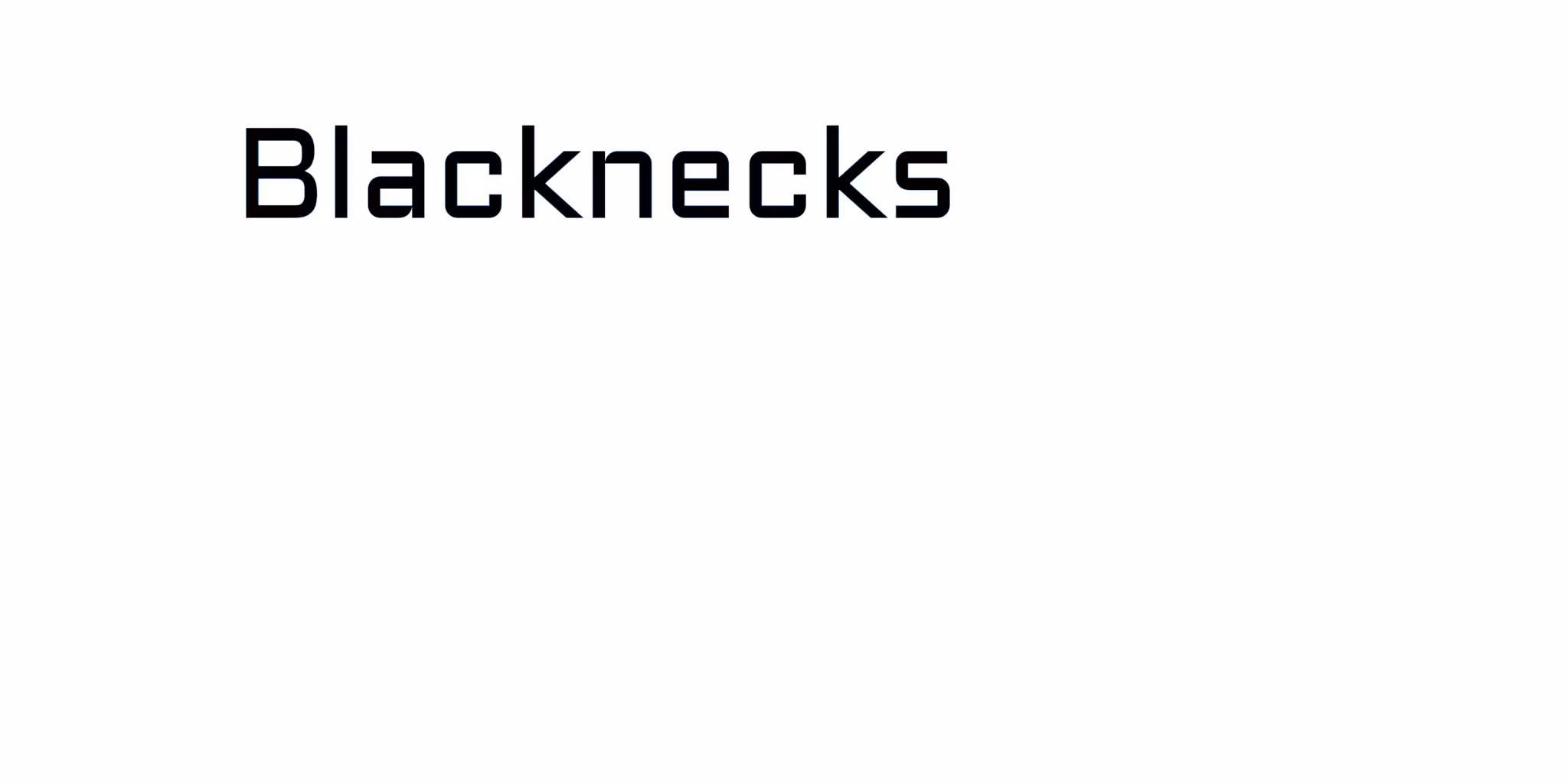 Blacknecks 21x4 BLÅ