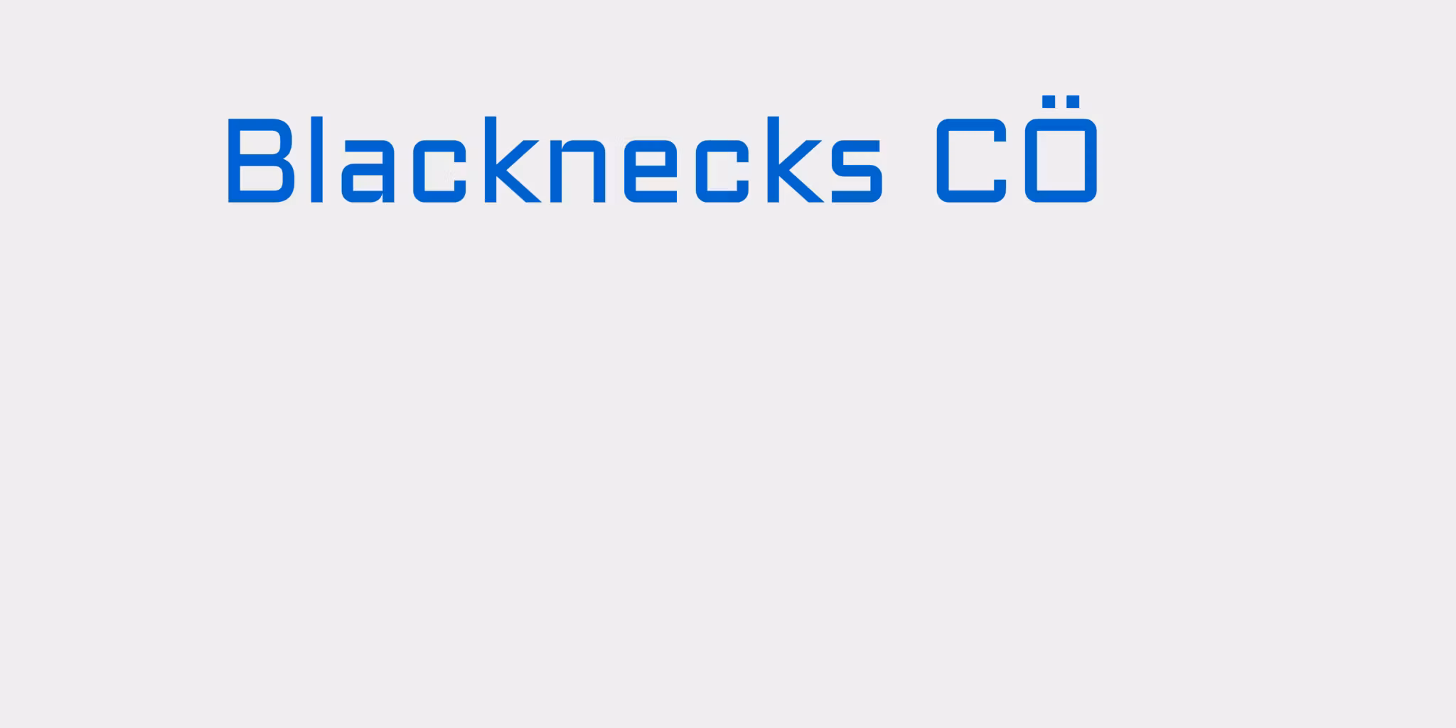 Blacknecks CÖ 136x21 BLÅ