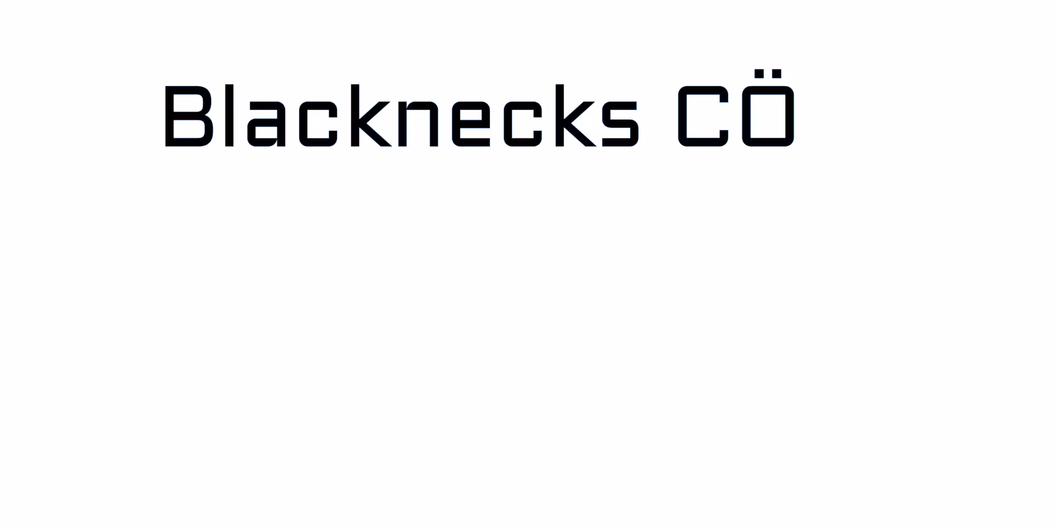 Blacknecks CÖ 136x21 BLÅ