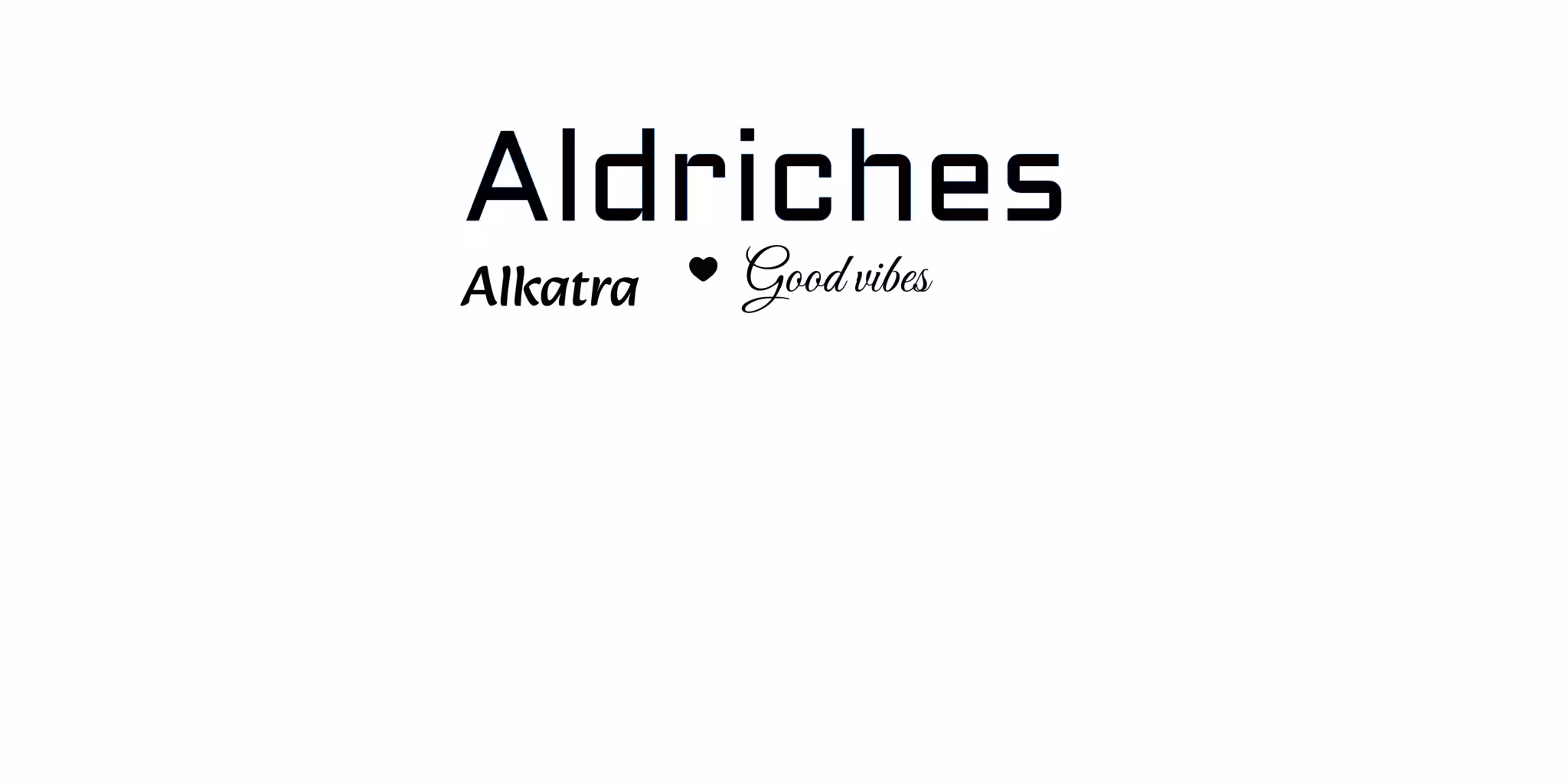 Aldriches 86x30 BLÅ SVART SVART