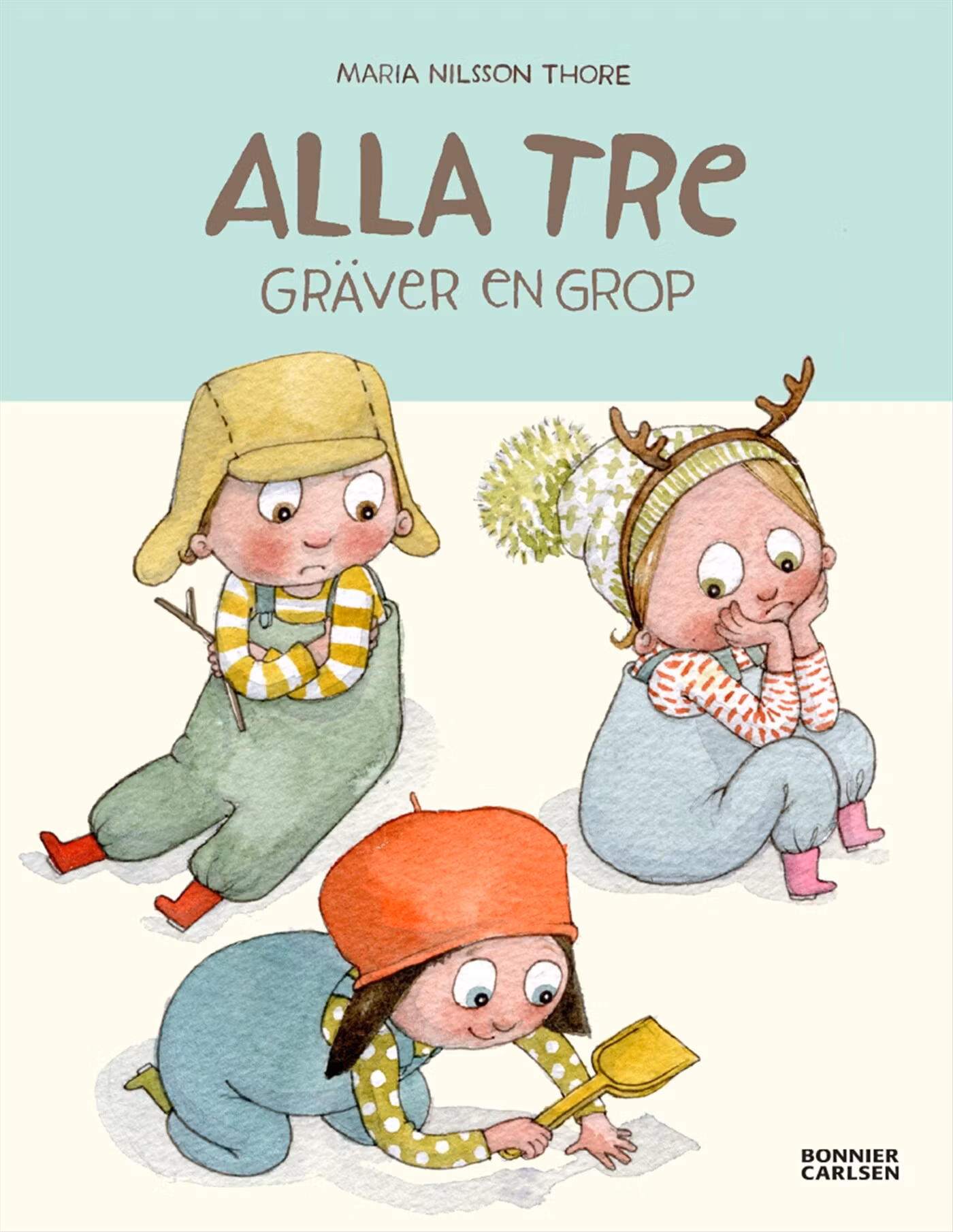 Alla tre gräver en grop - finns i Rutströms bokhandel