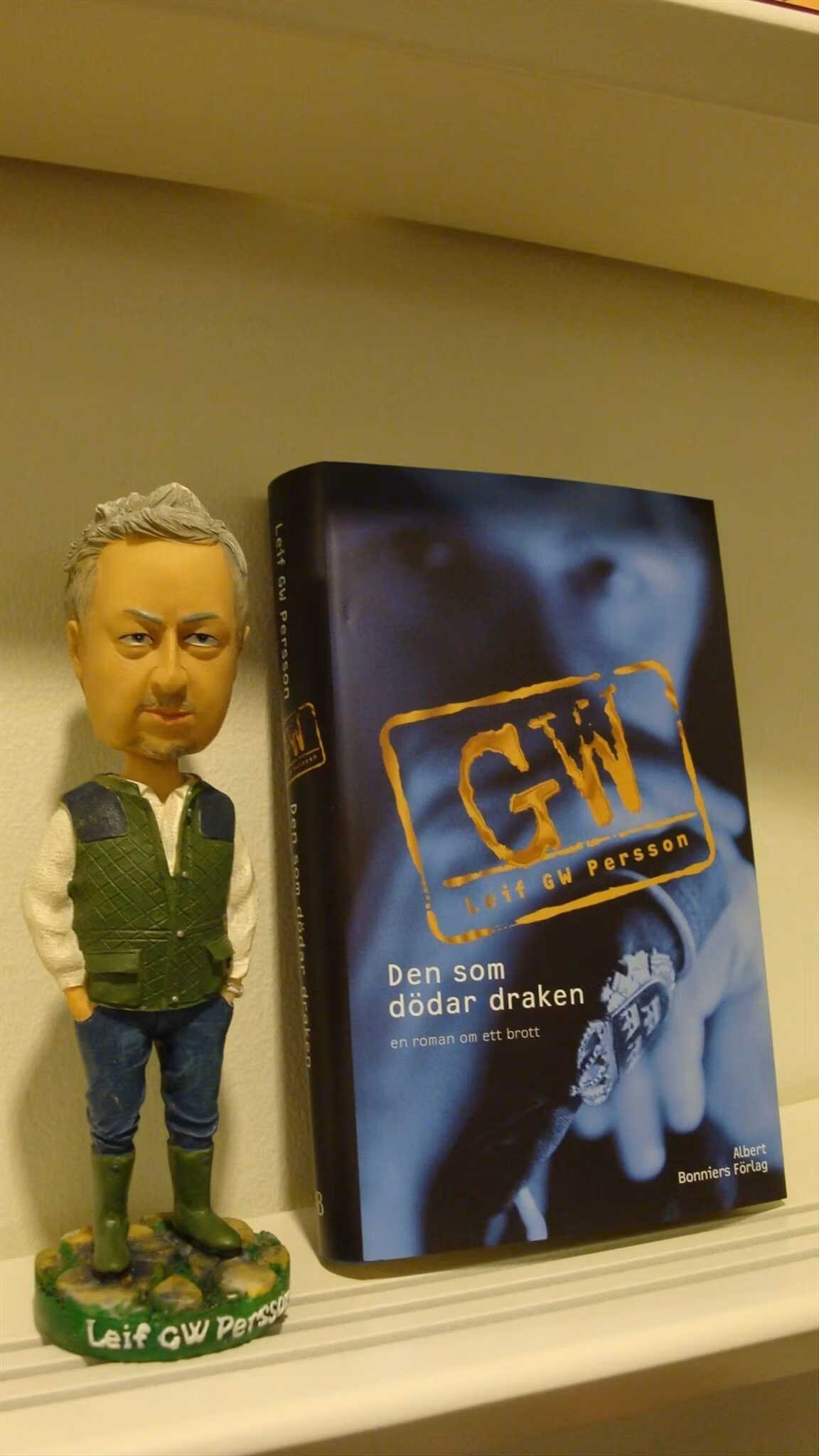 Leif GW Bobblehead-docka - finns i Rutströms bokhandel