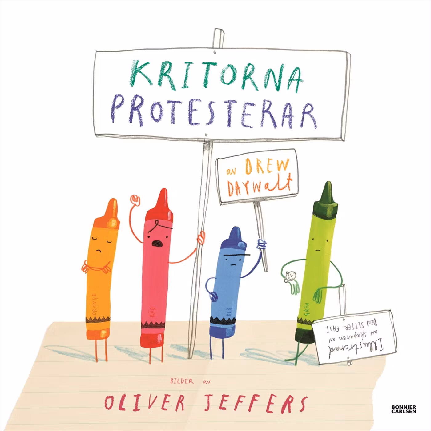 Kritorna protesterar - finns i Rutströms bokhandel