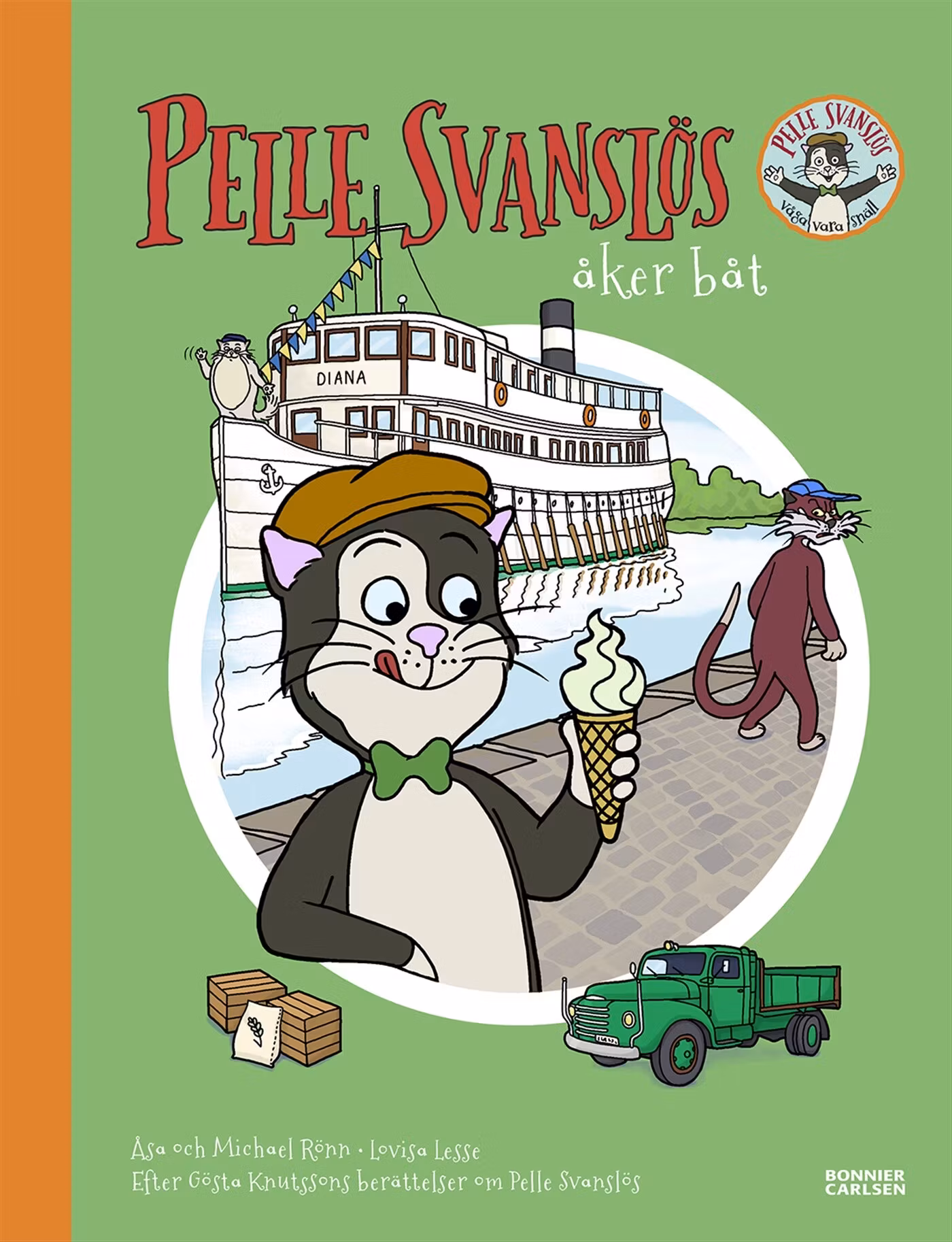 Pelle Svanslös åker båt - finns i Rutströms bokhandel