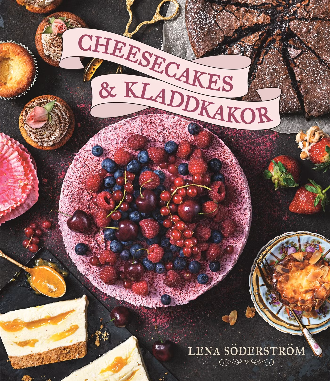 Cheesecakes & kladdkakor - finns i Rutströms bokhandel