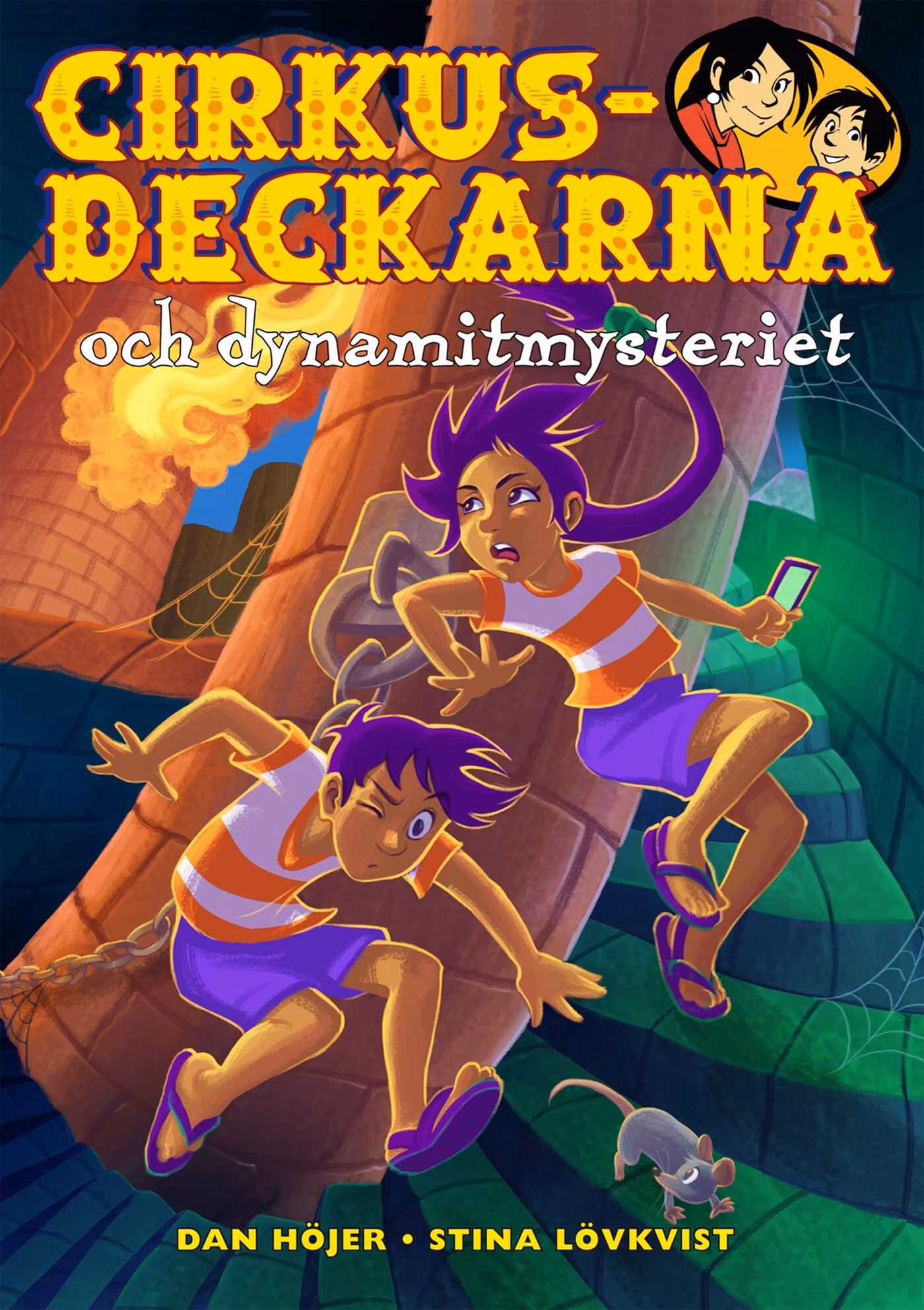 Cirkusdeckarna och dynamitmysteriet - finns i Rutströms bokhandel