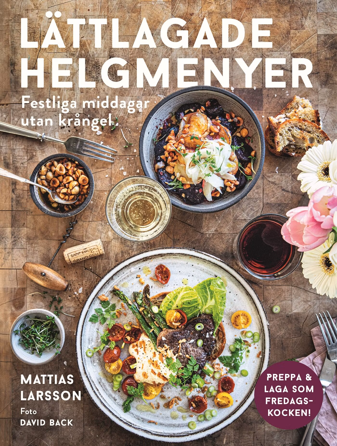 Lättlagade helgmenyer - finns i Rutströms bokhandel