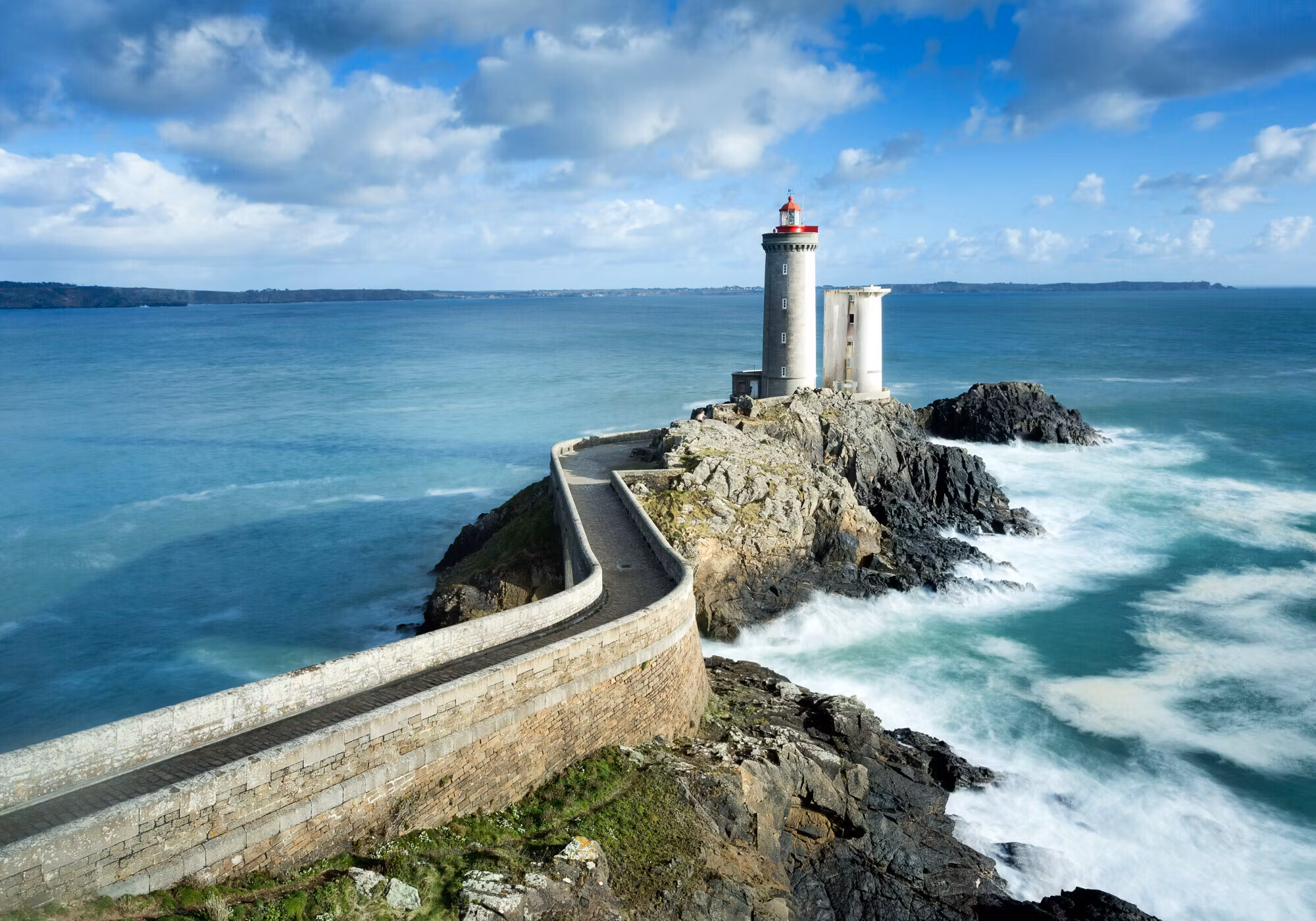 Canvastavla - A lighthouse in France