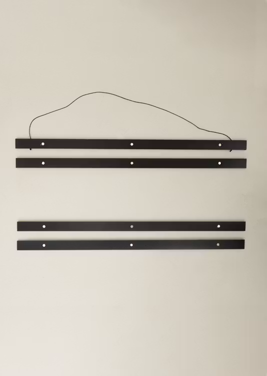 Posterhängare svart 50 cm