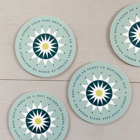 Glasunderlägg Ack Värmland 4-pack