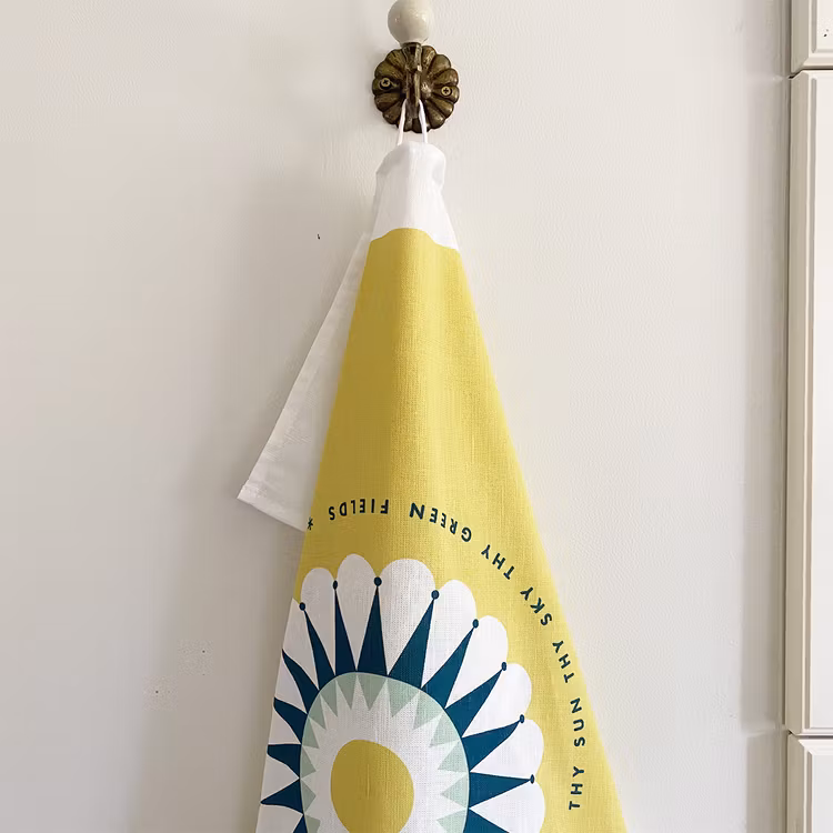 Kökshandduk Sverige gul