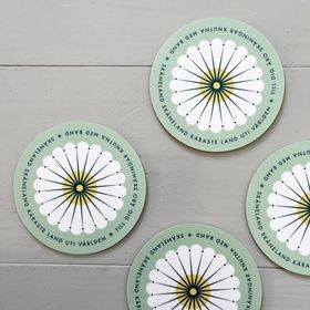 Glasunderlägg Skåne 4-pack