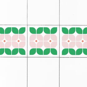 Kakeldekor Pynta Rosa 5-pack