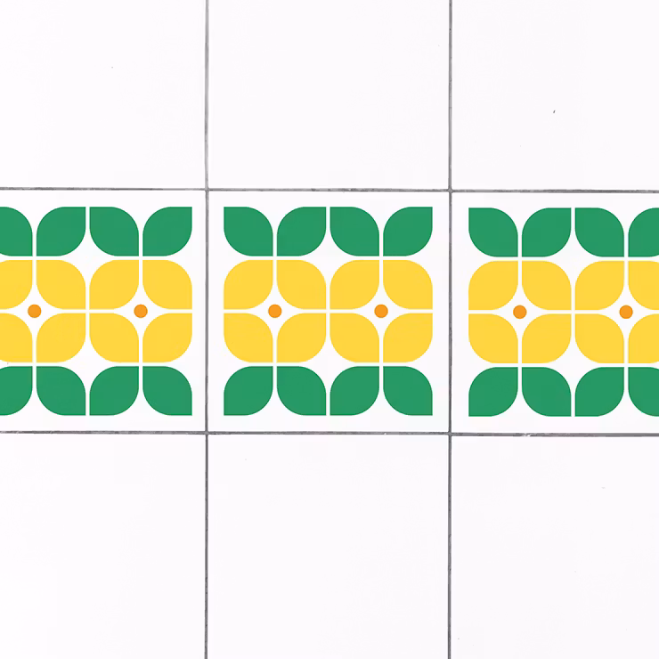 Kakeldekor Pynta Gul 5-pack