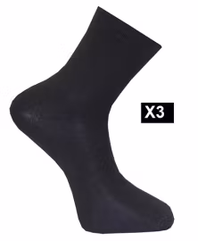 Liner Ullstrumpa 3p  Marinblå 35/38