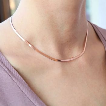 Halsband - Snake bone chain