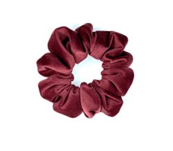 Velvet scrunchie - Burgundy
