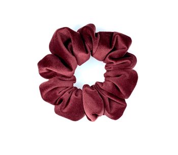 Velvet scrunchie - Burgundy