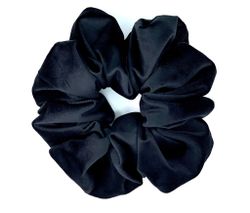 Velvet scrunchie - Black