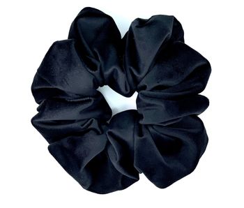Velvet scrunchie - Black