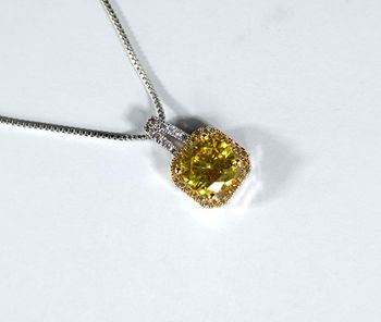 Halsband Yellow Diamond