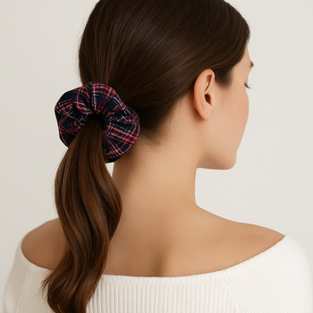 Plaid scrunchie - Manhattan